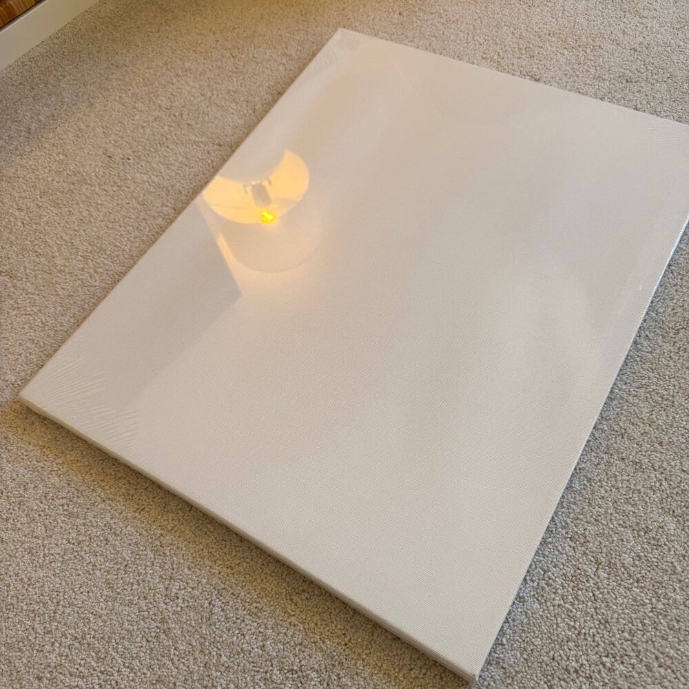 Set of 3 Large Blank Art Canvases - Picture 4 of 4